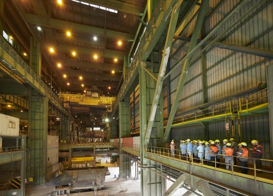 Instalaciones de Arcelor Mittal - Avilés, Asturias.