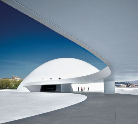 Fotografía del Centro Niemeyer, Avilés, Asturias.